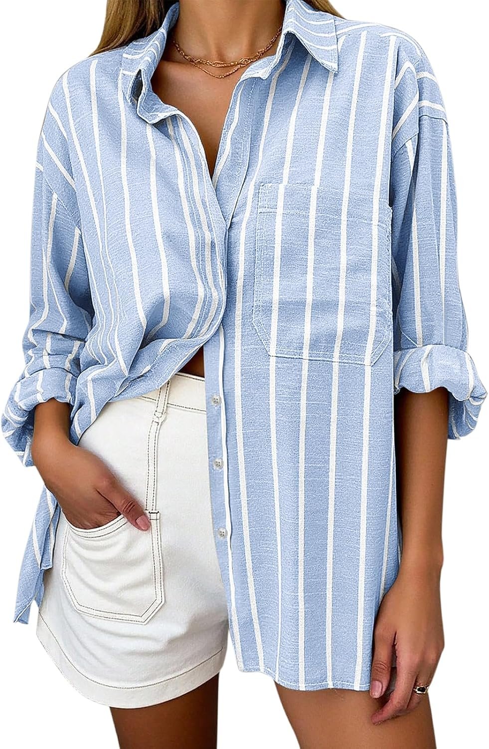Oxford-Style Pocket Shirt