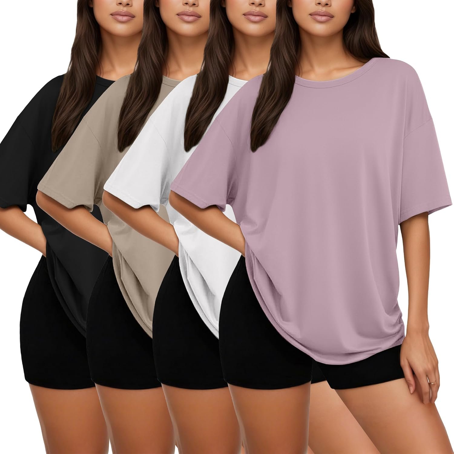 Oversized Drop Shoulder Slouchy Baggy T-Shirt