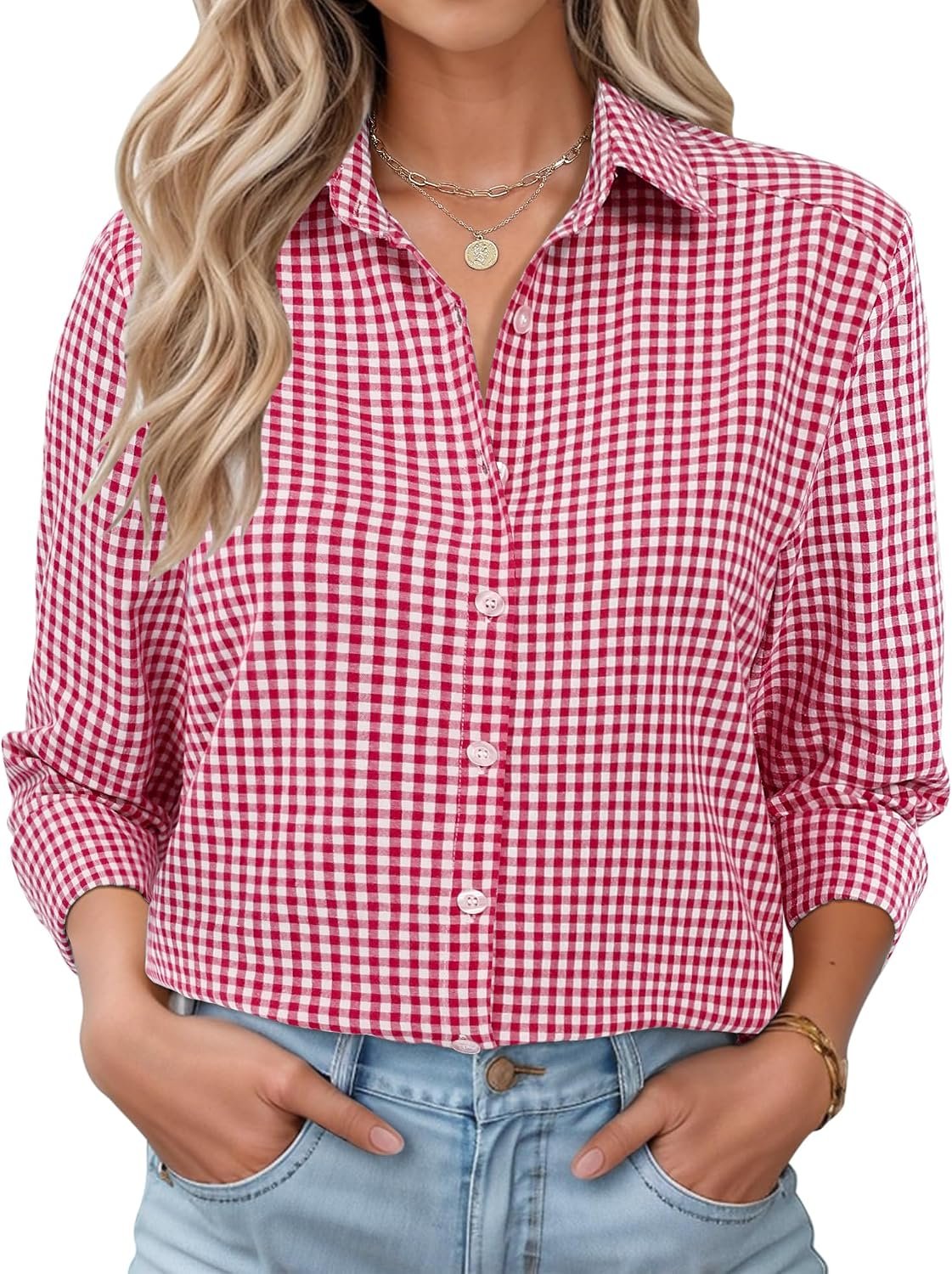 Wrinkle-Resistant Solid-Color Business Shirt